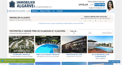 Desktop Screenshot of immobilieralgarve.com